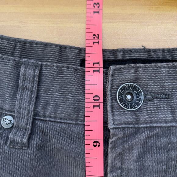 Alpinestars Gray Corduroy Straight Leg Pants Size 36 Riding Motorcycle - Picture 14 of 14